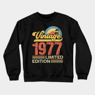 Retro vintage 1977 limited edition Crewneck Sweatshirt